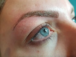 Effet poil à poil sourcils